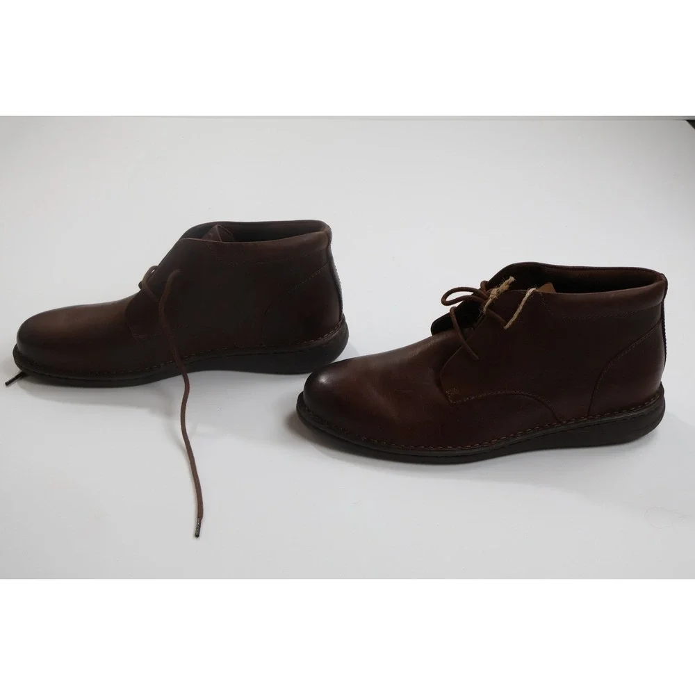 Born Chukka Boots Harrison 11 Dark Brown Leather Casual Business Mens